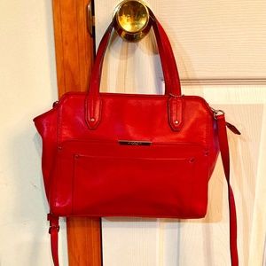 Coach handbag. Red